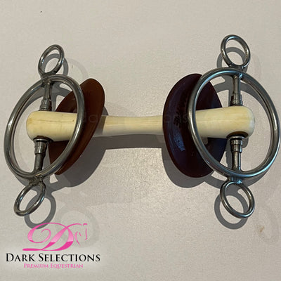 CLEARANCE-Nathe 3 ring gag with cheeks